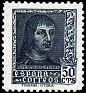 Spain 1938 Ferdinand The Catholic 50 CTS Blackboard Edifil NE58. España ne58. Uploaded by susofe